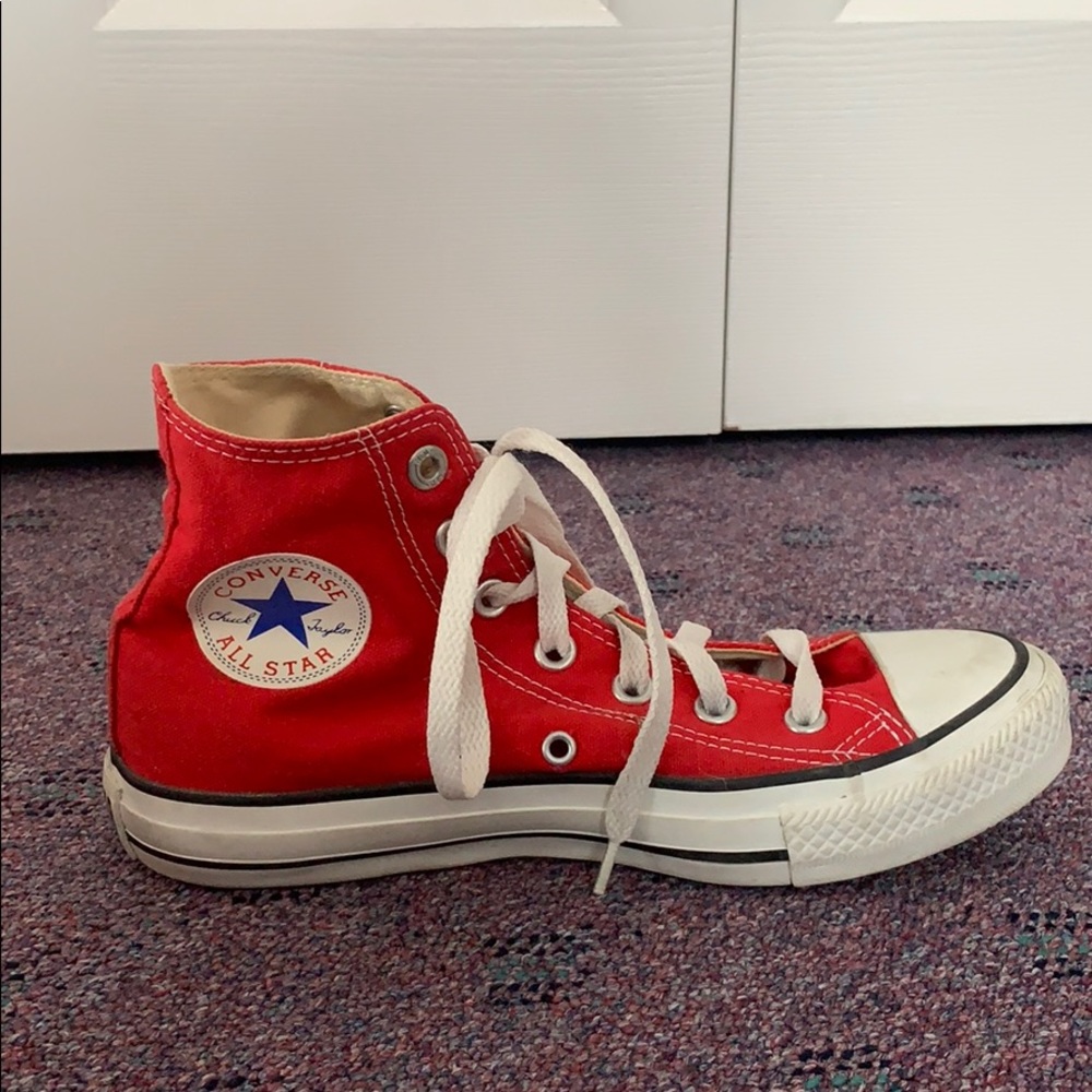 Converse (Product) Red High-Tops